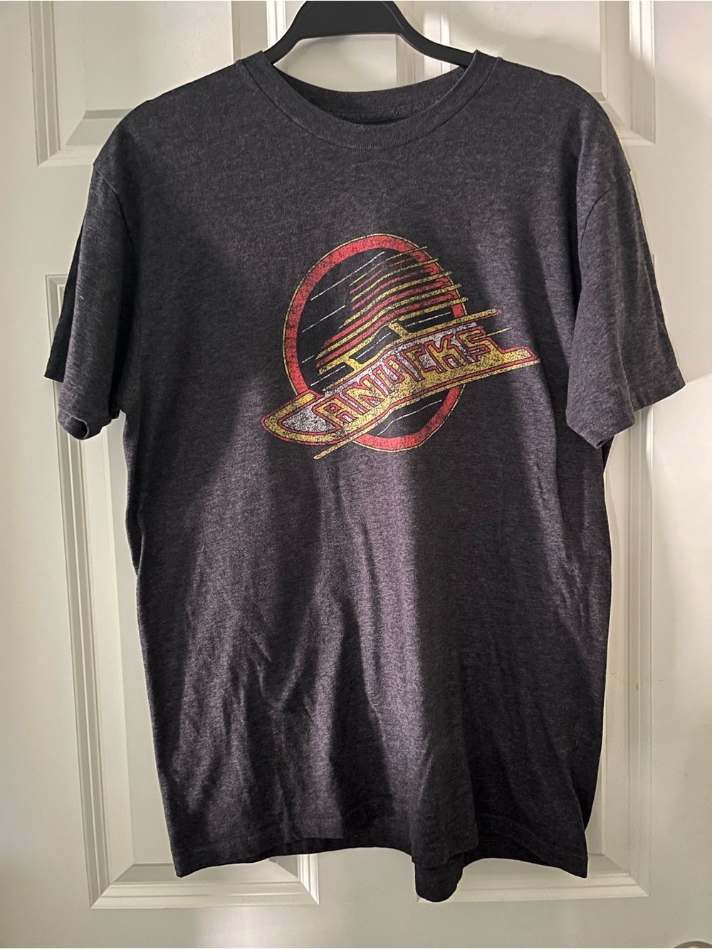 Men’s Vintage Pavel Bure Vancouver Canucks Shirt Flying Skate Graphic shirt Grey